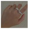 S925 Sterling Silver Irregular Metal Ring - Korean Minimalist Texture Design