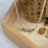 Hotan Jade Bambus Halskette Damen Retro Nationaler Trend Schlichtes Nischendesign Geschenk