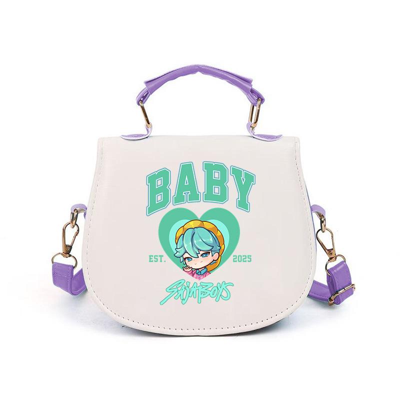 Kpop Animation Cartoon Printing Korean Version Of The Trend Handbag Multi-Function Portable Shoulder Messenger Bag