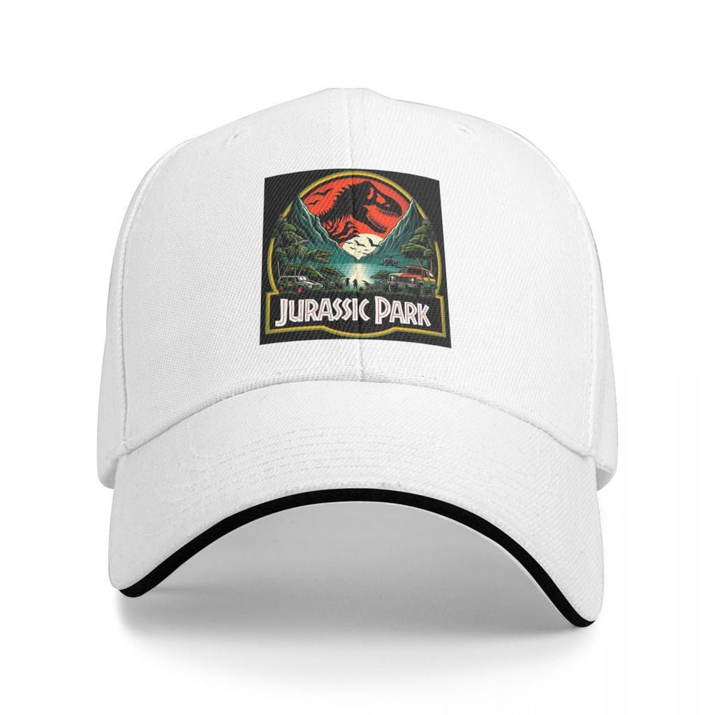 Jurassic World Rebirth Logo Dinosaurs Film Baseball Caps Snapback Baseball Hats Breathable Casual Casquette for Men And Women