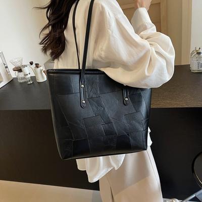 Tote Bag Women's New Large-capacity Commuter Bag, High-end Sense Versatile Armpit Bag, College Student Class Shoulder Bag