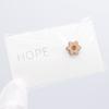 YUTTALIA Wooden Flower Pin Badge, Cherry Blossom Brooch, Natural Wood Accessory