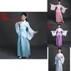 Chinese Style Childrens Hanfu Costume With Taffeta Fabric For Ethnic Dance Performances