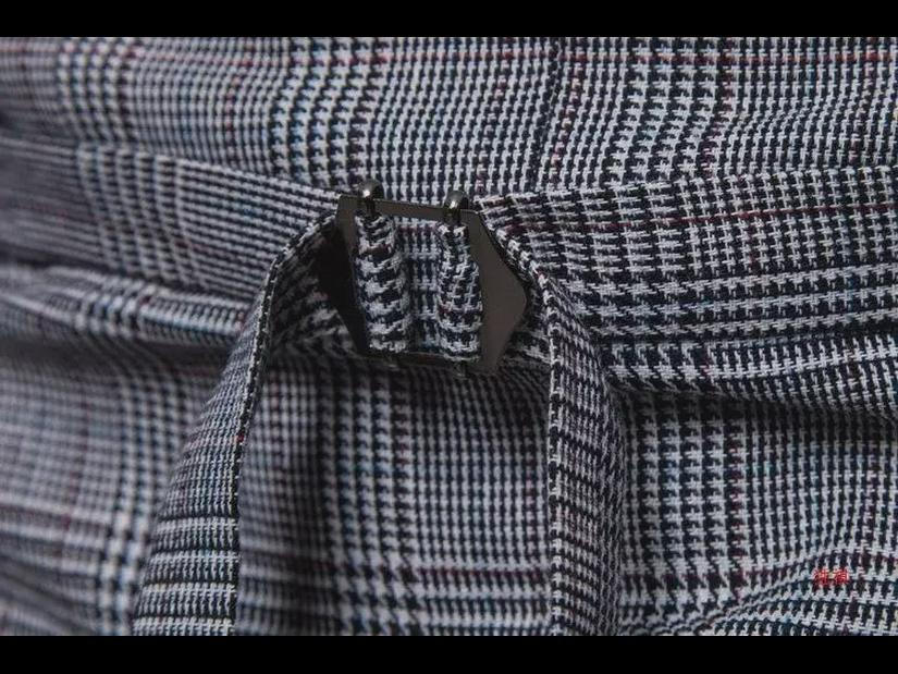 Spring & Autumn Men's Double-Breasted Plaid Suit Vest - Korean Slim Fit