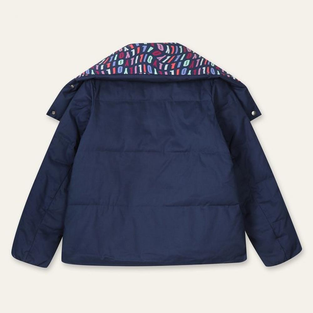 Oilily Reversible Pattern Down Jumper  Owdfajp006 