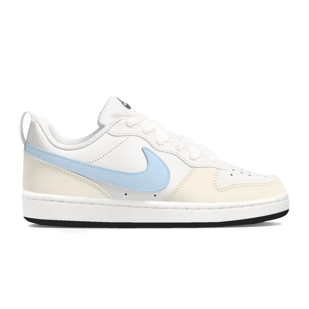 Nike Court Borough Blueberry Cake Low top Skateboard Shoes Women's Cream Blue DV5456-104(Team1121-)