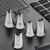 Stainless Steel Rose Cake Piping Nozzle Set