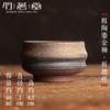 Vintage Handmade Coarse Pottery Gongfu Tea Cup Ceramic Master Bowl Retro Single Serving Chai Kiln Tea Bowl for Tea Lovers