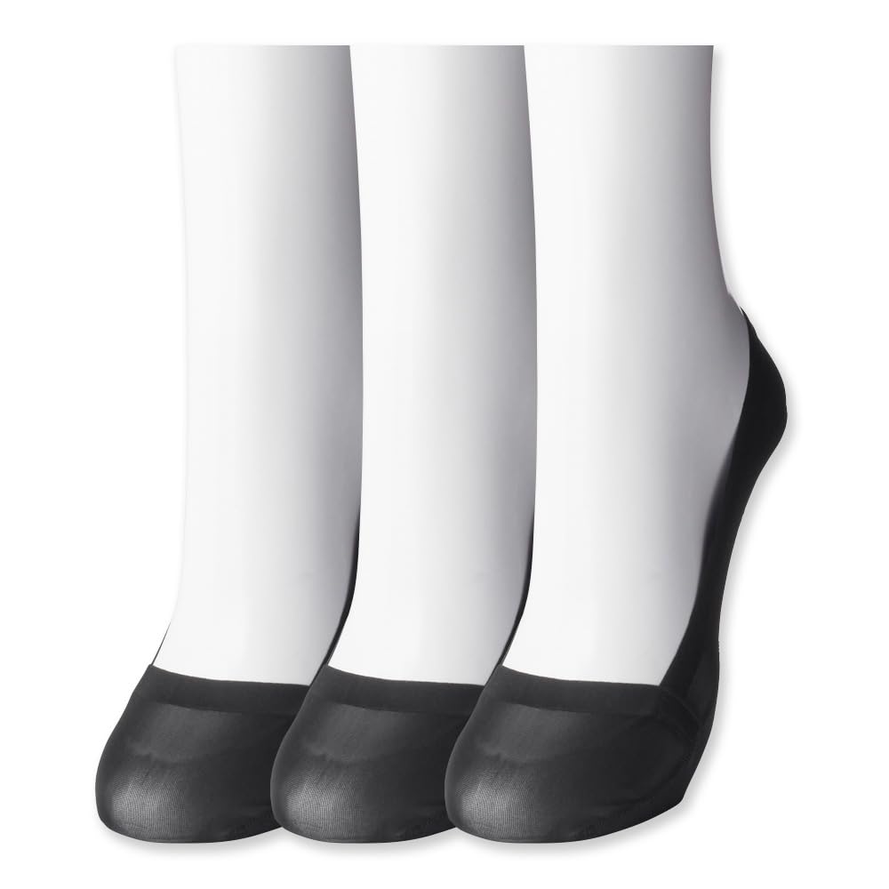 SABRINA Нейлоновые чехлы для ног, набор из 3 пар, прочные, устойчивые к разрывам, глубоко сидящие