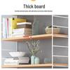 Modern Wall Bookshelf: Simple Multi-Layer Nordic Storage Rack