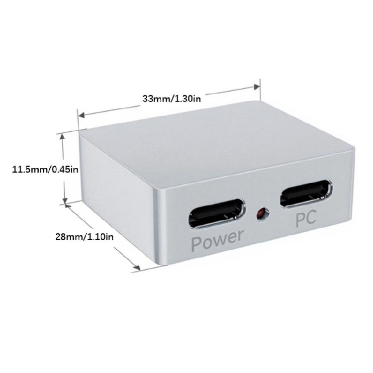 Plugs and Play USB C Power and Data Splitter Separator Enhances Durability for Industrial Electronics Type C Female Port