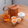 Changbaosen Portable Ceramic Travel Tea Set
