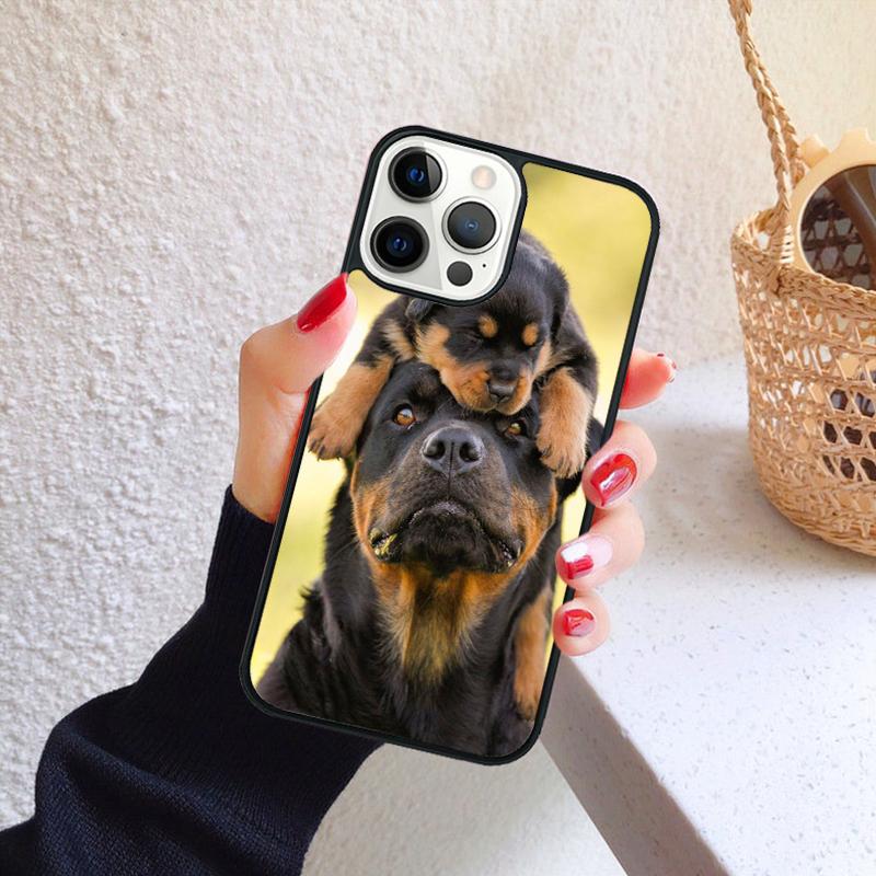 Rottweiler Beautiful Big Dog Phone Case for iPhone 17 Air 16 Coque 15 14 12 13 PLUS 11 PRO MAX Back Cover Fundas Shell