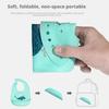 Cartoon Animal Hippopotamus Dinosaur Silicone Bib for Baby Infant Safe Waterproof Halter Feeding Burp Cloths Soft Drool Bag