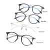 Unisex Korean Style Round Pure Titanium Myopia Glasses Frame – Transparent Optical Frame