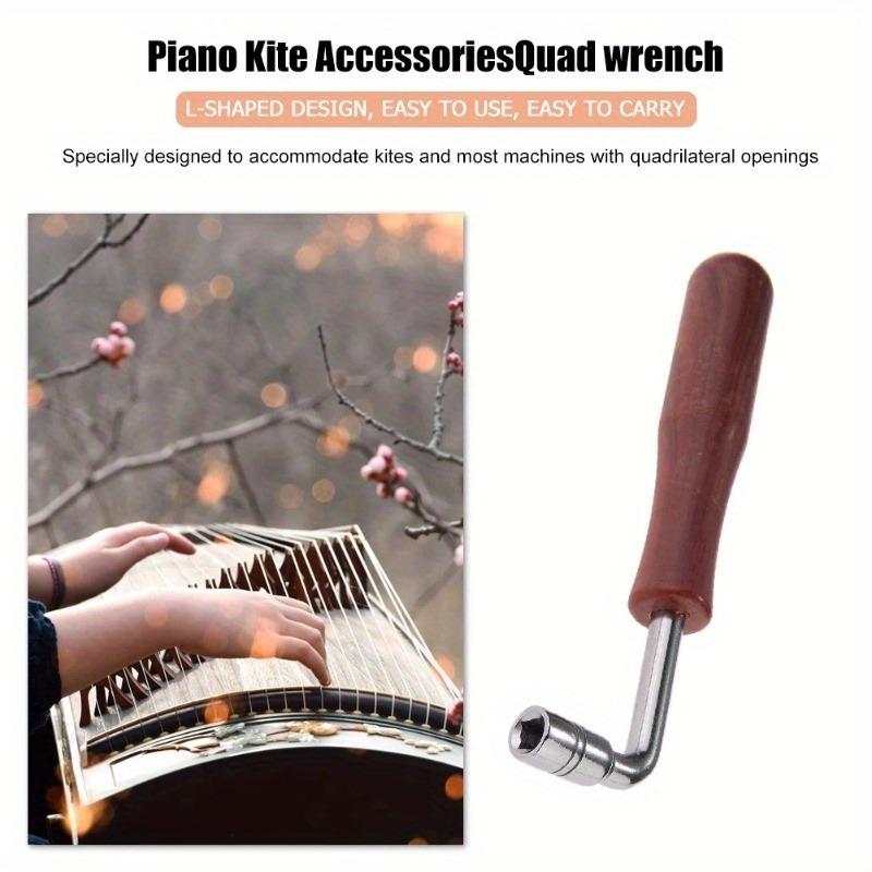 1 stücke Guzheng Klavier Tuning Hammer L-form Vierkantschlüssel Tuner Spanner Spitze String Pin Reparatur Werkzeug für Klavier Guzheng Dropshipping