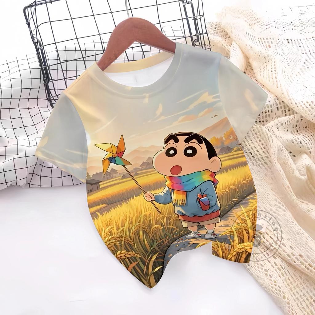 Summer T-Shirt 3D Print Boys Girls T-Shirts Casual Round Neck Short Sleeves Tops Kids Children's Clothing