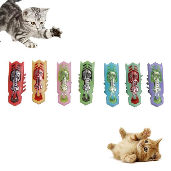 Pet Cats Kitten Cute Ladybug Shape Electronic Robotic Insect Interactive Toy