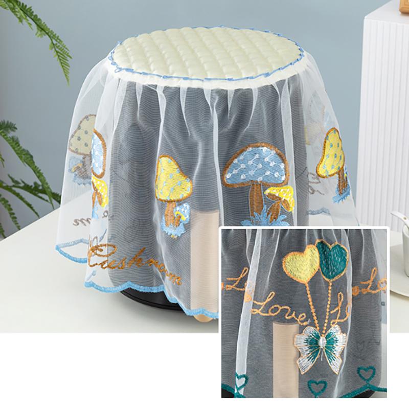Universal Air Fryer Dust Cover Electric Rice Pot Dust Cover Lace Fabric Cover For Laundry Kitchen Appliances Dust Cover