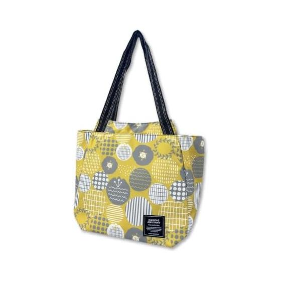 

[K-PARTS] Cold Insulated Thermal Bag Balloon Tote Cold Insulated Folding Hook Included 14 Patterns Outdoor Leisure Large Gusset Simple Folding Tote