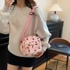 School Bag Girl Junior High School Student High School Student Cute Girl Heart Pink Strawberry Diagonal Span Bag