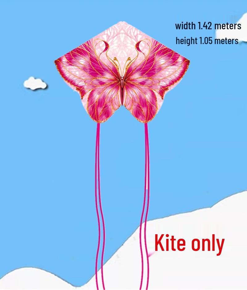 

Красочный детский воздушный змей «Бабочка» – Легко запускать при ветре