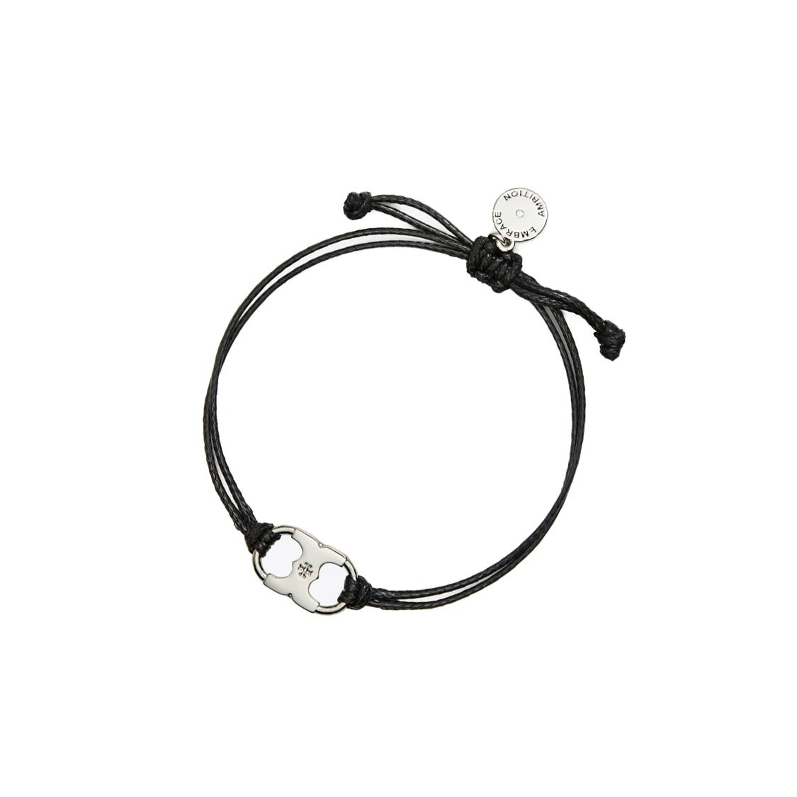 Tory Burch Logo Brass Bracelet Women bracelet Black 143017-070 F,Black