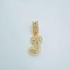 European Rock Candy Necklace: 26-Letter Pendant, Hip Hop Fashion Jewelry Accessories