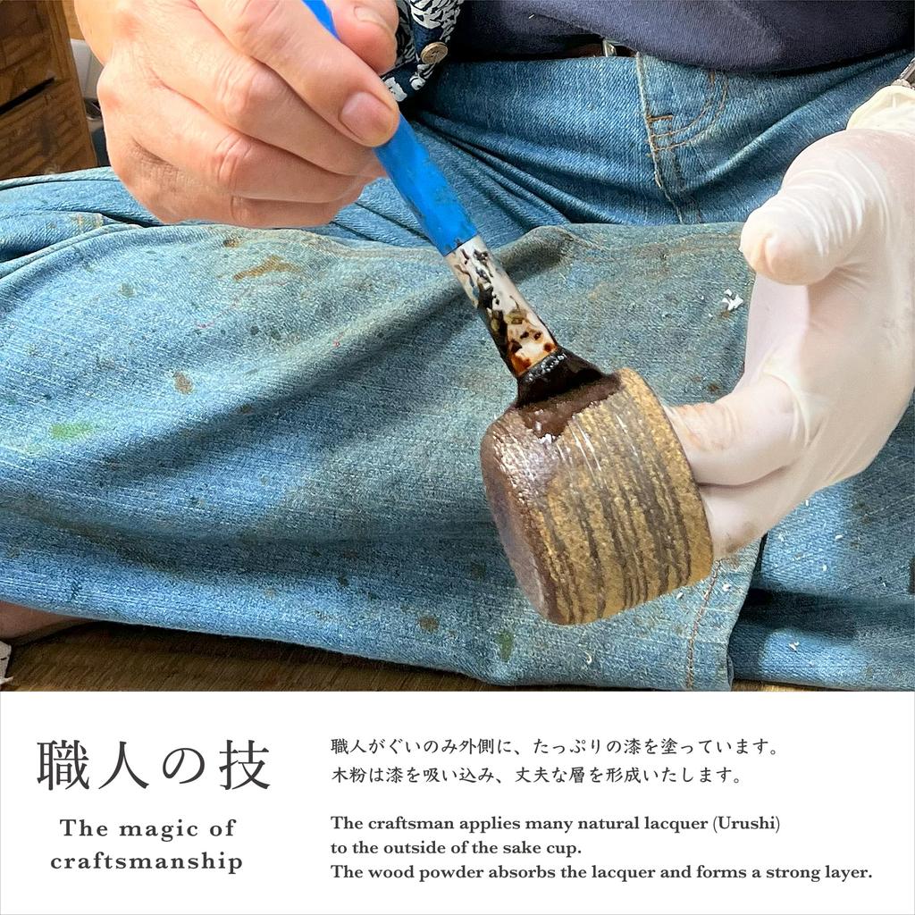 Kasyou Studio Lacquered Sake Galaxy Silver Gift Box Included Made in Japan High Quality Traditional Craft Ishikawa () Cup, Design, (Kaga Maki-e /