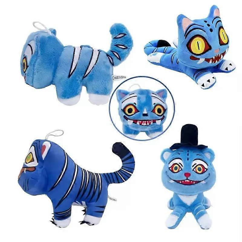 Kpop Demon Hunters Plush Toy, Derpy Tiger Stuffed Animal, Anime Collectible Doll, Gift for Fans & Kids, 20cm