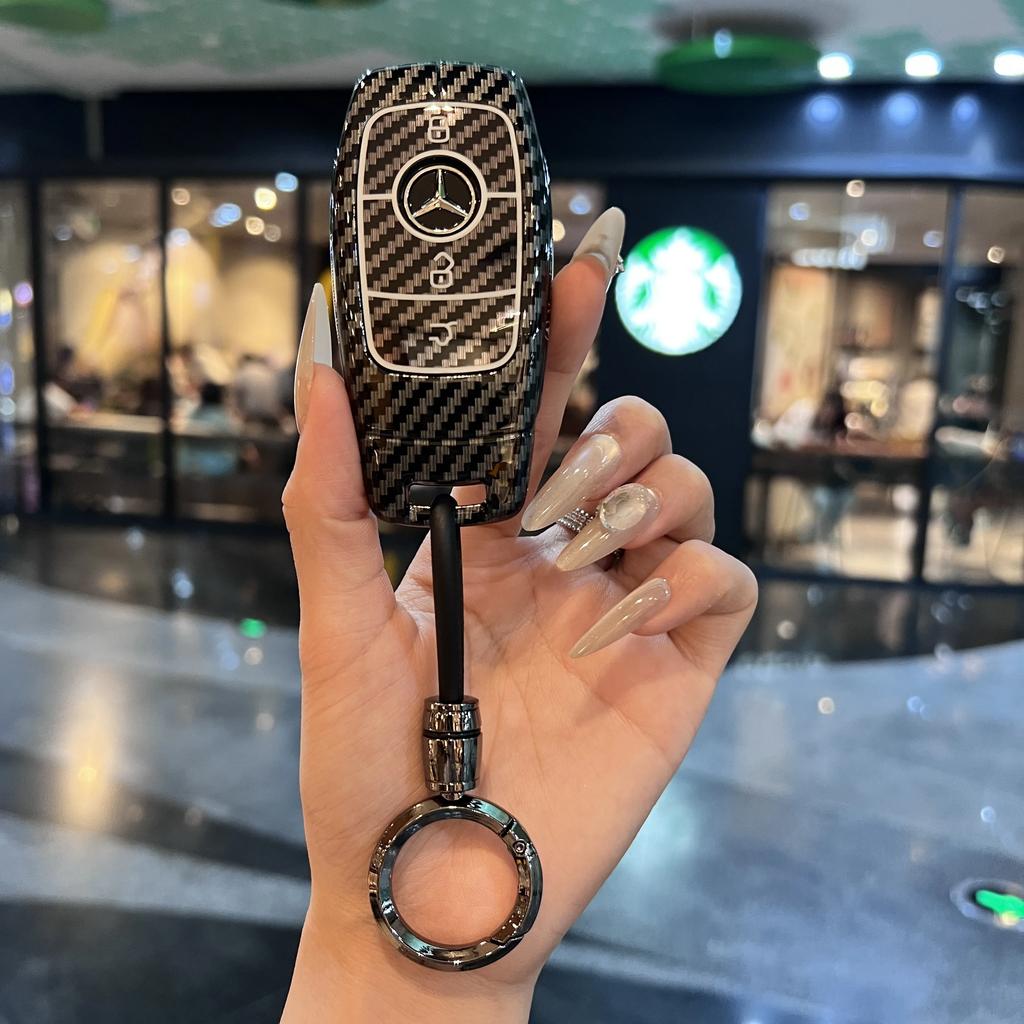 RPO5 Fashion Soft Car Key Case For Mercedes Benz A C E S G Class GLC CLE CLA GLB GLS W177 W205 W213 W222