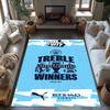 Manchester City Customizable Name Floor Mat Suitable for Kitchen Bedrooms Balcony Hallway Anti-slip Rug Anime Office Decor Gift for Festivals
