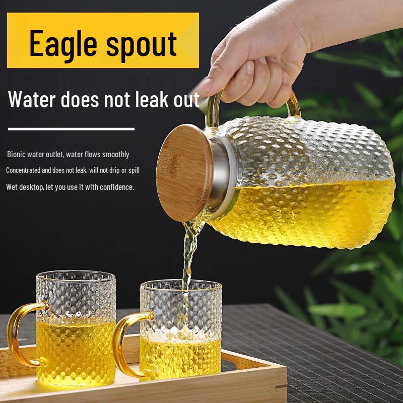 Shangqi 1900ml High-Temp Glass Water Pitcher