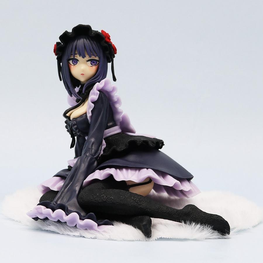 12cm My Dress-Up Darling Anime Figure Black Maid Outfit Kitagawa Marin Action Figure Shizuku Kuroe Figurine Collection Model Toy