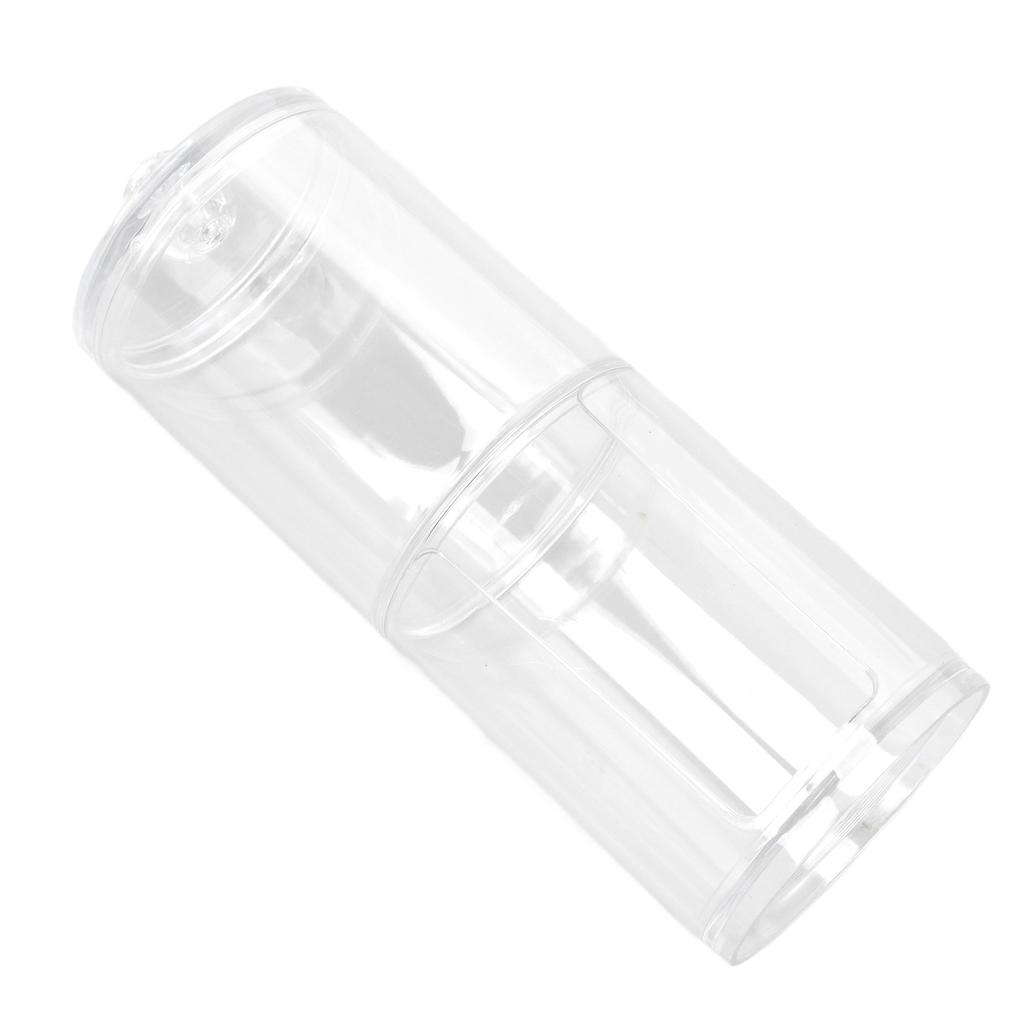 Cotton Swab Holder Organizer Professional Transparent Makeup Cotton Pad Container Storage Box for