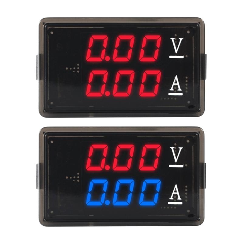 DC0-100V 10A Multimeter Current Tester 0.28" LED Display Voltmeter Ammeter Digital Current Meter Panel