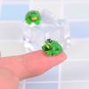 2Pcs Dollhouse Miniature Game Scene Model Accessories Mini Frog