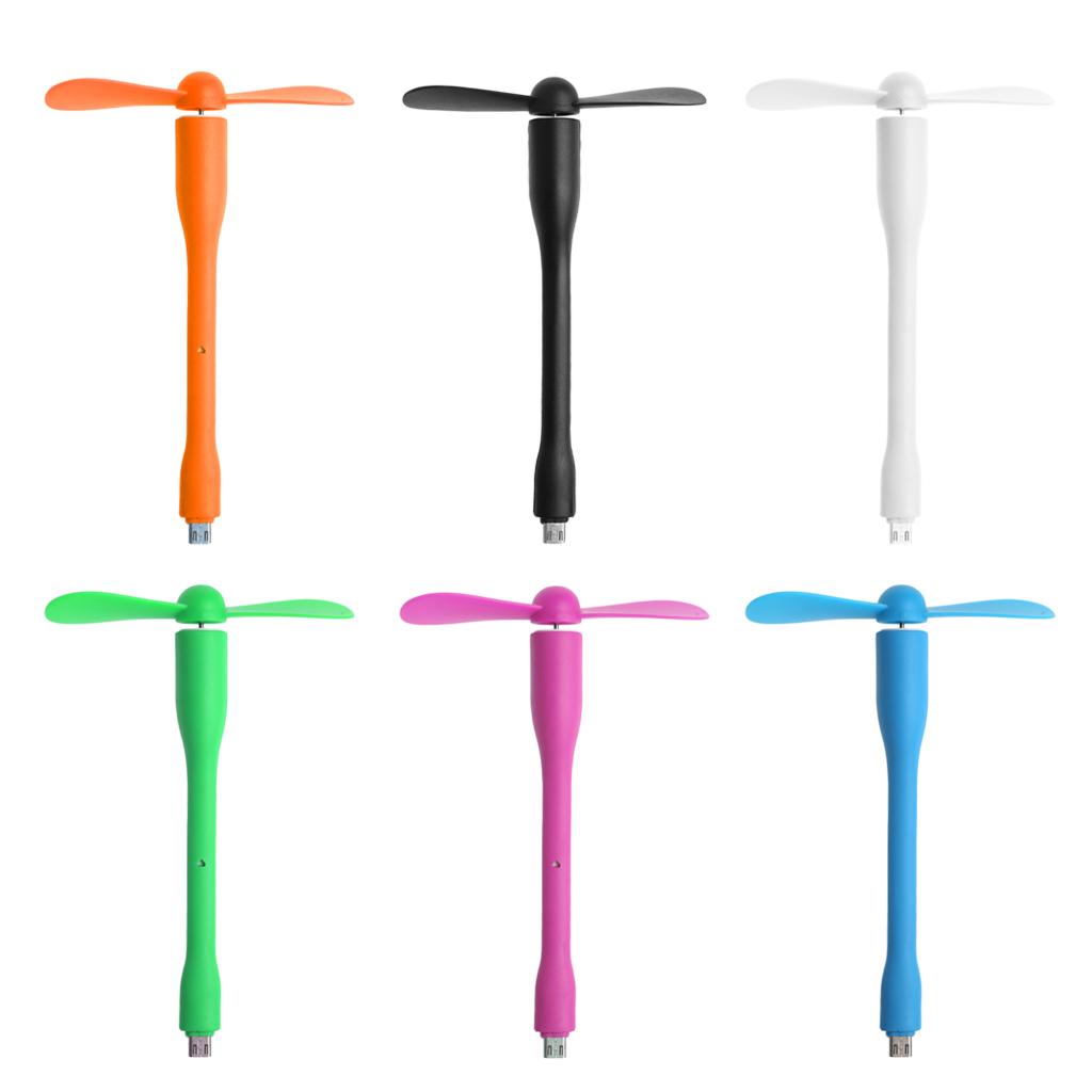 Handheld Mini Fan USB Fan Portable USB Pocket Fan Micro USB Interface Mobile Phone Cooling Fan for Outdoor Office