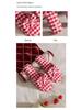 Four Seasons Plaid Bow TPR Sole Non-Slip Durable Women's Indoor Slippers