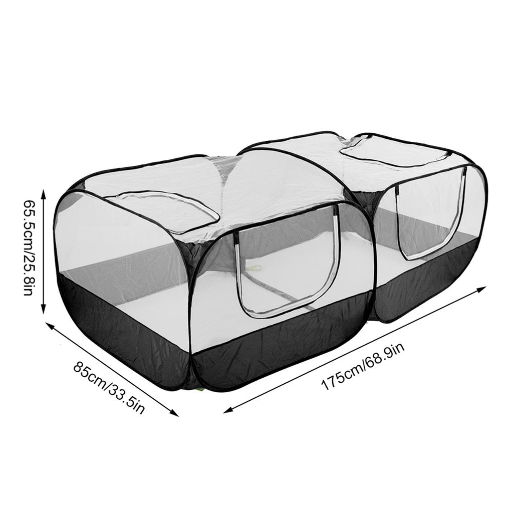 Přenosný Kurník Skládací Malý Ohradník pro Zvířata Venkovní Plot pro Domácí Zvířata pro Slepice