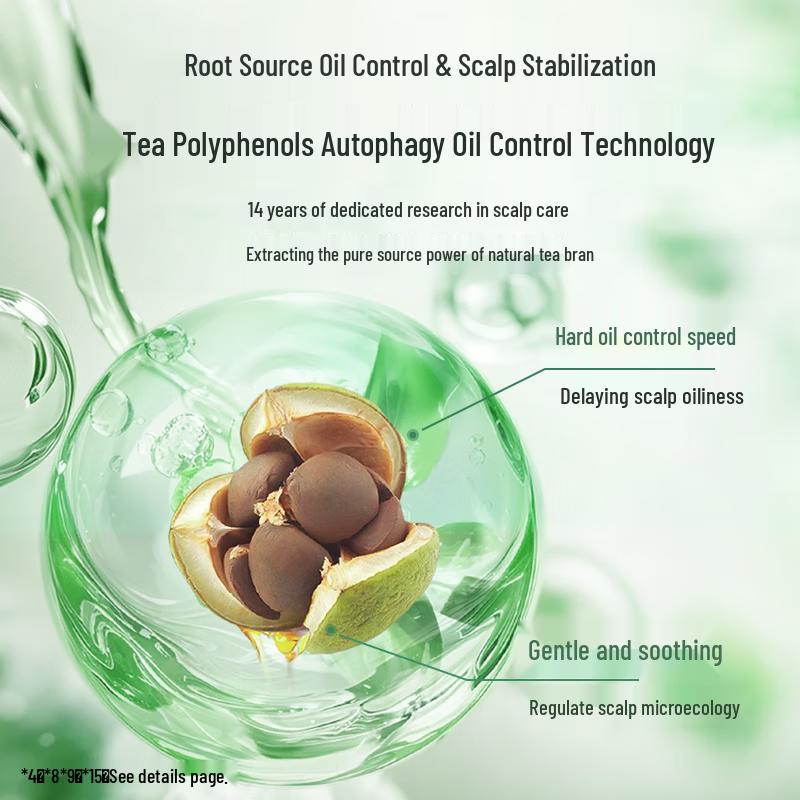 Adolph Tea Bran Oil Control & Volumizing Silicone-Free Shampoo