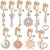 Zircon Cartilage Clip Navel Rings Earring Clip Navel Clip on Body Jewelry Belly Button Rings Fake Belly Rings