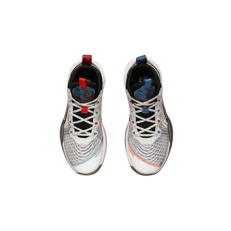 Li Ning Youth Lingren I Team Comfortable Versatile Non-Slip Shock Absorbing Durable Support Lightweight Mid-Top Basketball Shoes YKBR038-7