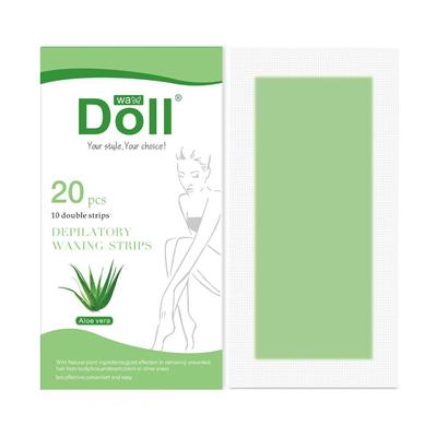 20 stks/doos Enkel Stuk Dubbelzijdig Ontharing Vetvrij Papier Handig Eenmalige Beenontharing