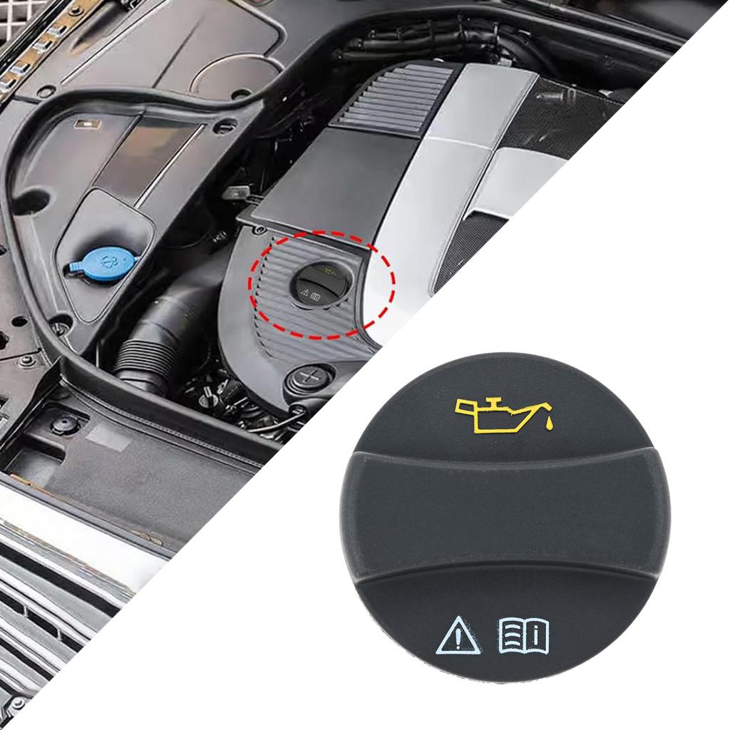 1 Pc Car Engine Oil Filler Cap 60x30mm Nylon Replace OEM #0000100301 For Mercedes-Benz E-Class C-Class B-Class CLA CLS CLK Fuel Tank Caps3