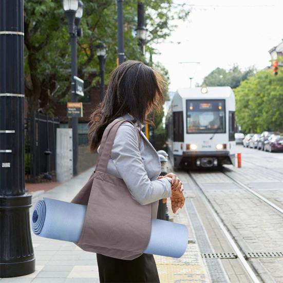 Yoga-/Pilatesmattentasche, multifunktional, große Kapazität, Canvas-Handtasche, tragbare Outdoor-Trainingsgeräte, Yoga-Pad
