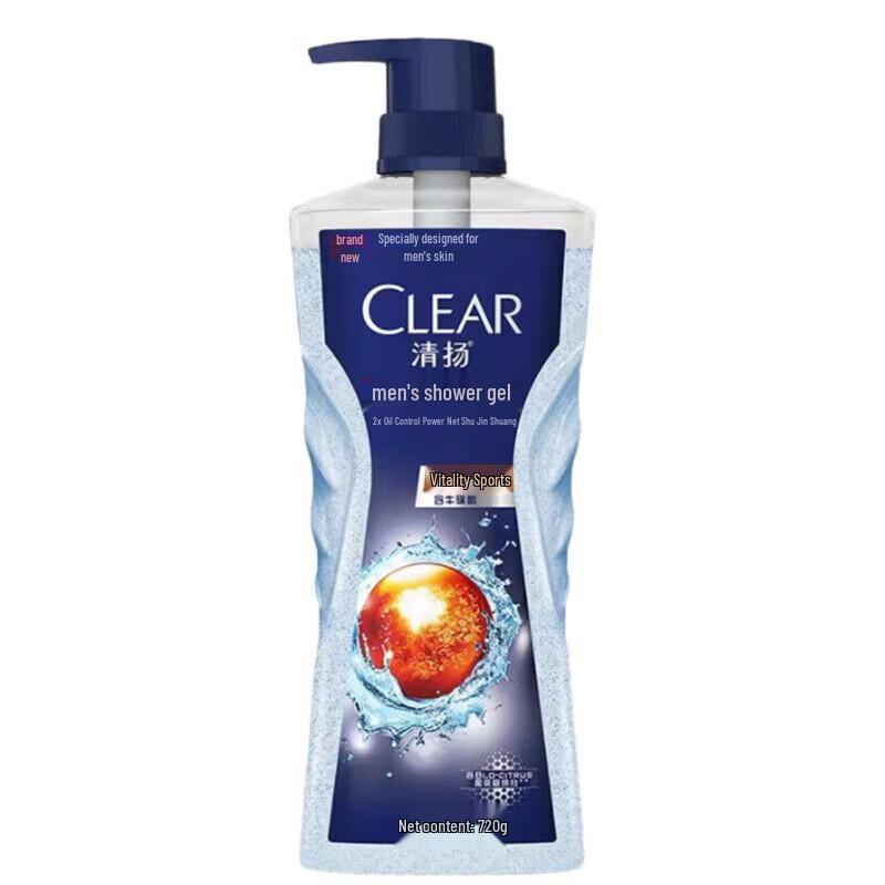 Clear & Active Men s Sport Oil Control Shower Gel