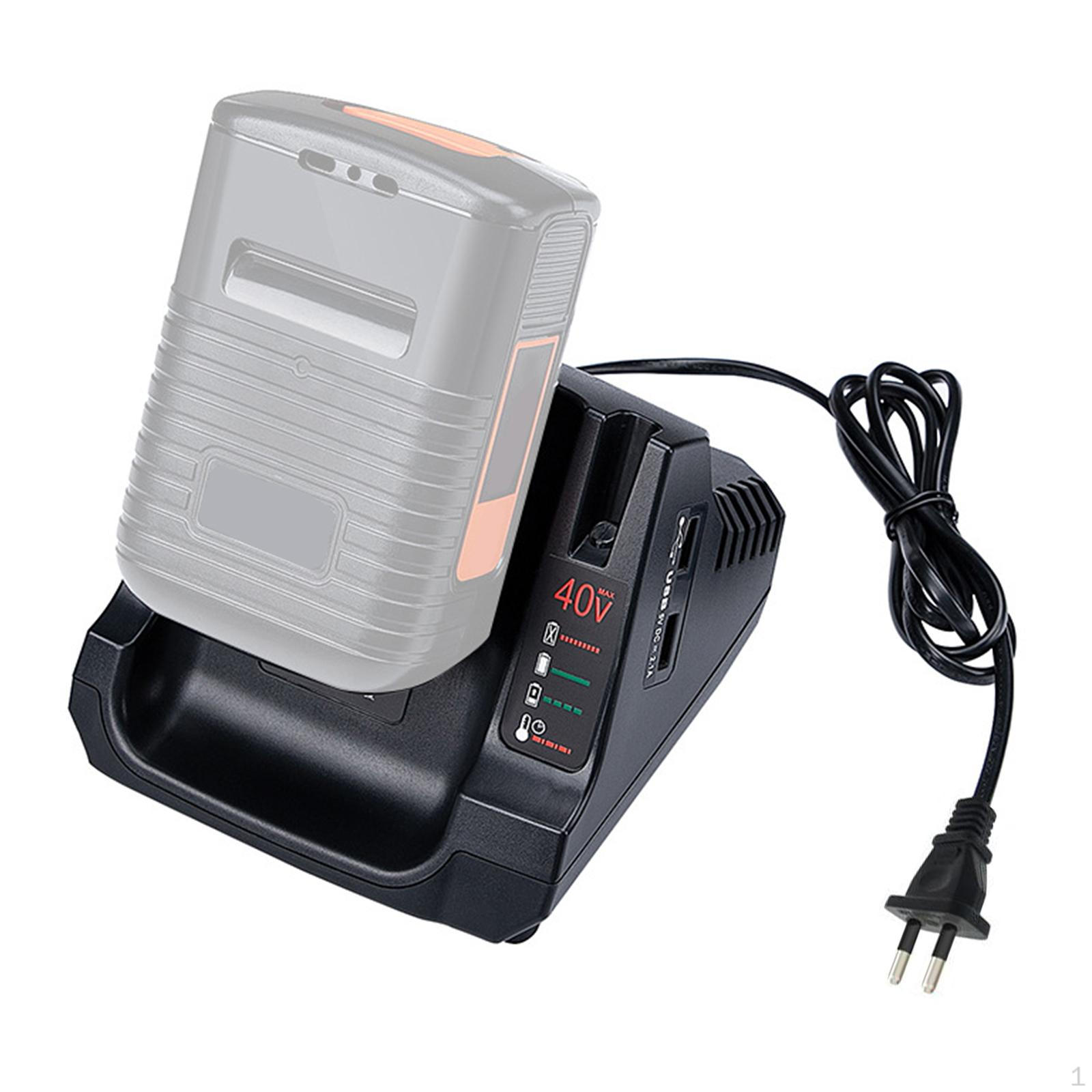 36V/40VLithium Battery Charger for Black and Decker BX1540 LBX2040 LBXR36