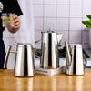 Thickened Stainless Steel Long Spout Teapot with Flat Lid, Large Capacity for Cold Water, Soup, or Juice.