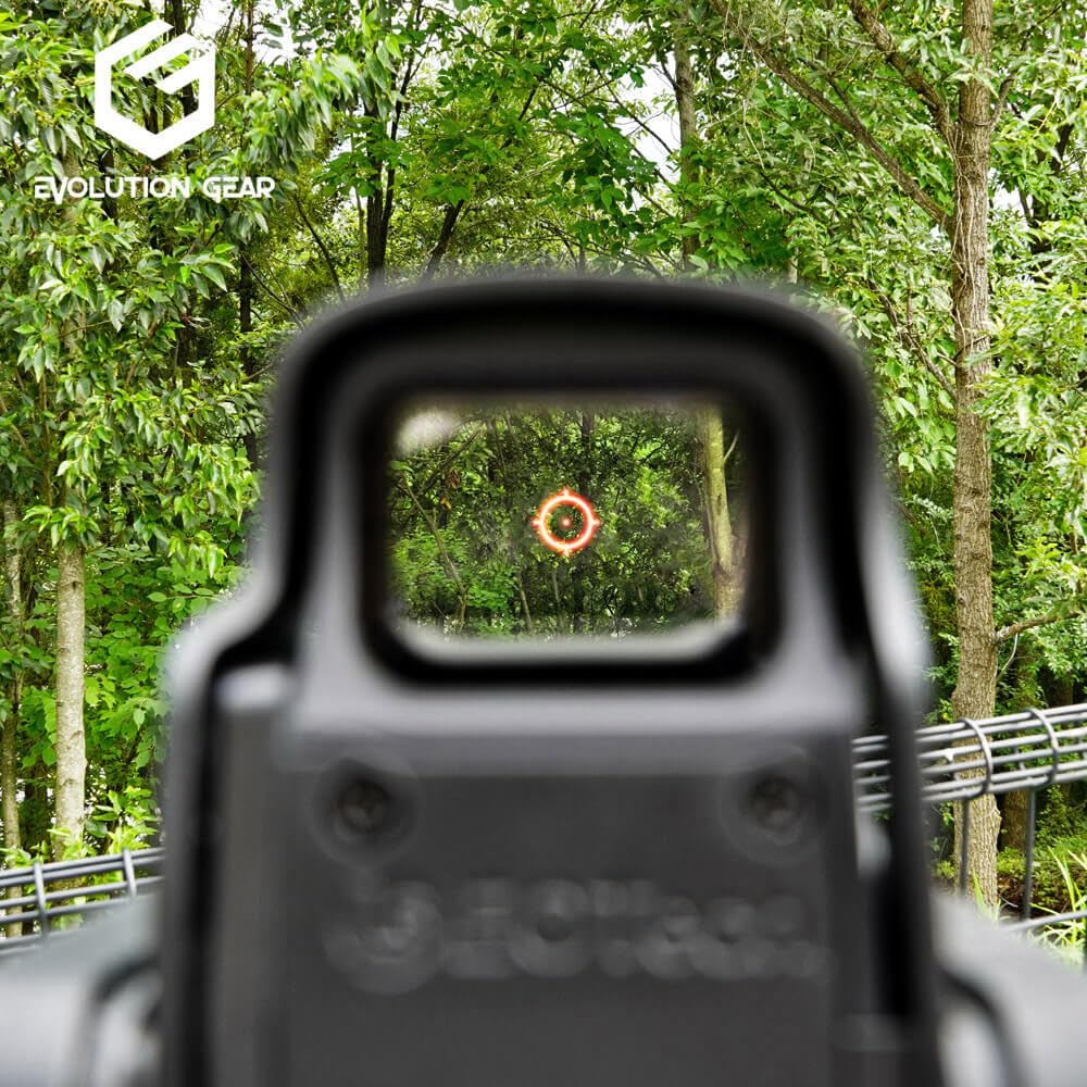 Ryohin Buhin EVOLUTION GEAR Iotek EXPS3 Gen.2 Holographic Sight Replica, High-Intensity, Ultra-Super Duralumin Dot Sight, Black/Classic (L3), Engraved
